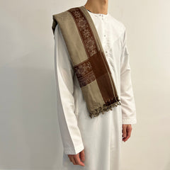 Bark Brown Palace Shawl