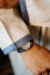 Light Blue/Cream Moroccan Thobe