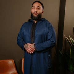 Blue Moroccan Thobe