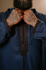 Blue Moroccan Thobe