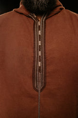 Brown Wool Moroccan Thobe