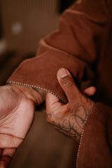 Brown Wool Moroccan Thobe