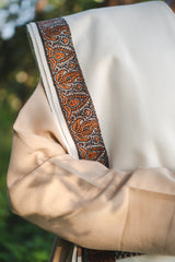 White Border Shawl