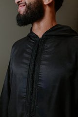 Black Moroccan Thobe