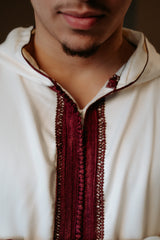 Red/Cream Moroccan Thobe